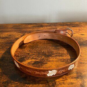 Cindilo Leather Brown Belt Sz 38